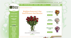 Desktop Screenshot of flowersandsuchinc.com