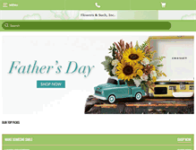 Tablet Screenshot of flowersandsuchinc.com